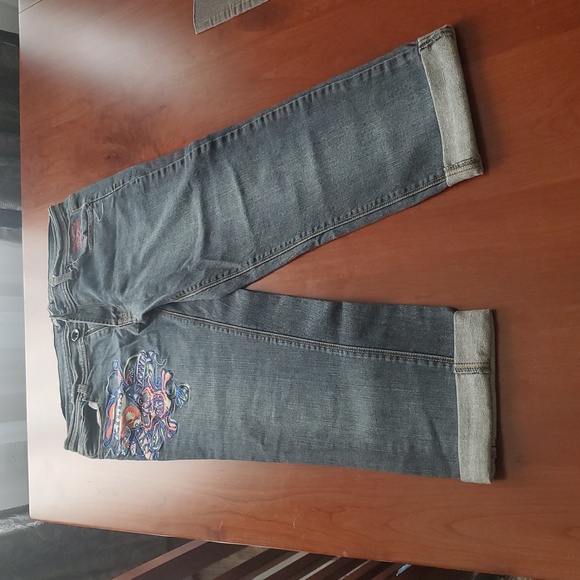 Ed Hardy Denim Capri Jeans Size 28 - Picture 9 of 9